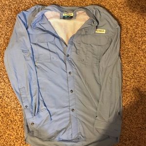 Magellan fishing shirt in light blue